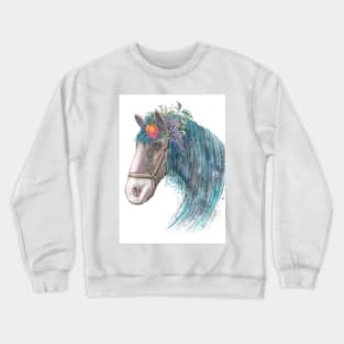 Mackinac Island Spring Horse Crewneck Sweatshirt